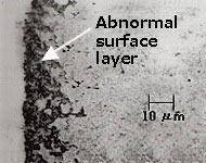 Surface abnormal layer